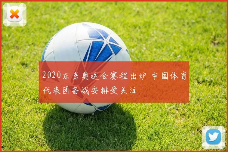 2020东京奥运会赛程出炉 中国体育代表团备战安排受关注
